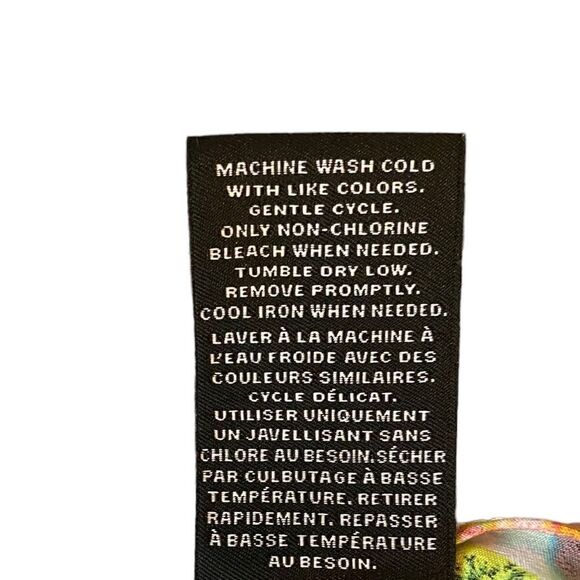 Parabal Gurung Sz M Néon Yellow Ink Blot Print Sheer Kick Hem Shift Dress - Picture 5 of 7